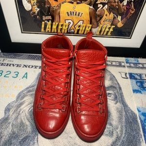 Balenciaga arena red size 42